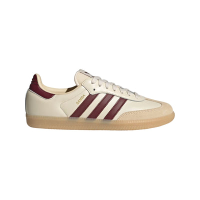 Sneakers Unisex Samba beige con dettagli bordeaux