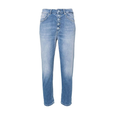 Jeans Donna in denim di cotone dalla vestibilità regolare