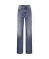 Jeans Donna dal lavaggio medio dotato di cinque tasche