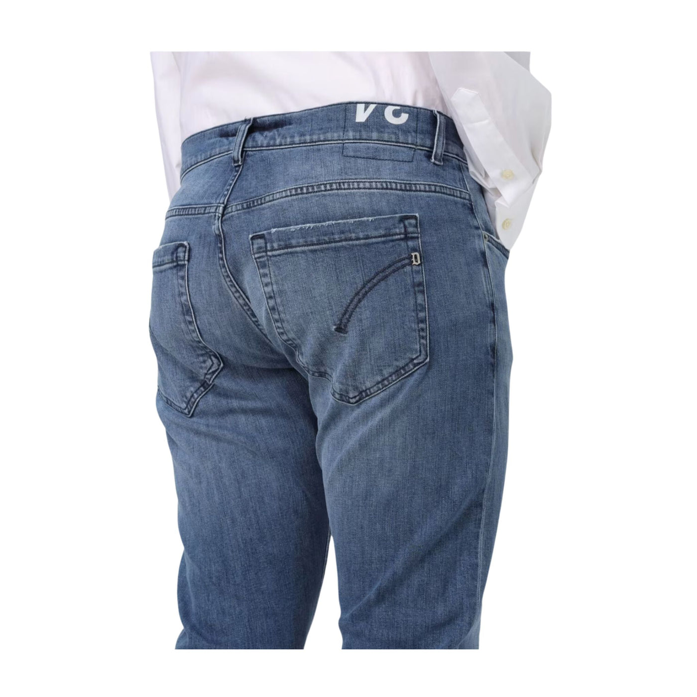 Medium wash men's jeans