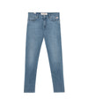 Jeans in misto cotone, modello cinque tasche con lavaggio chiaro