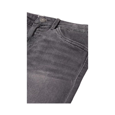 Jeans da bambina grigi dettaglio tasca
