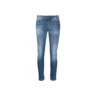 Jeans Donna con chiusura a zip e bottone