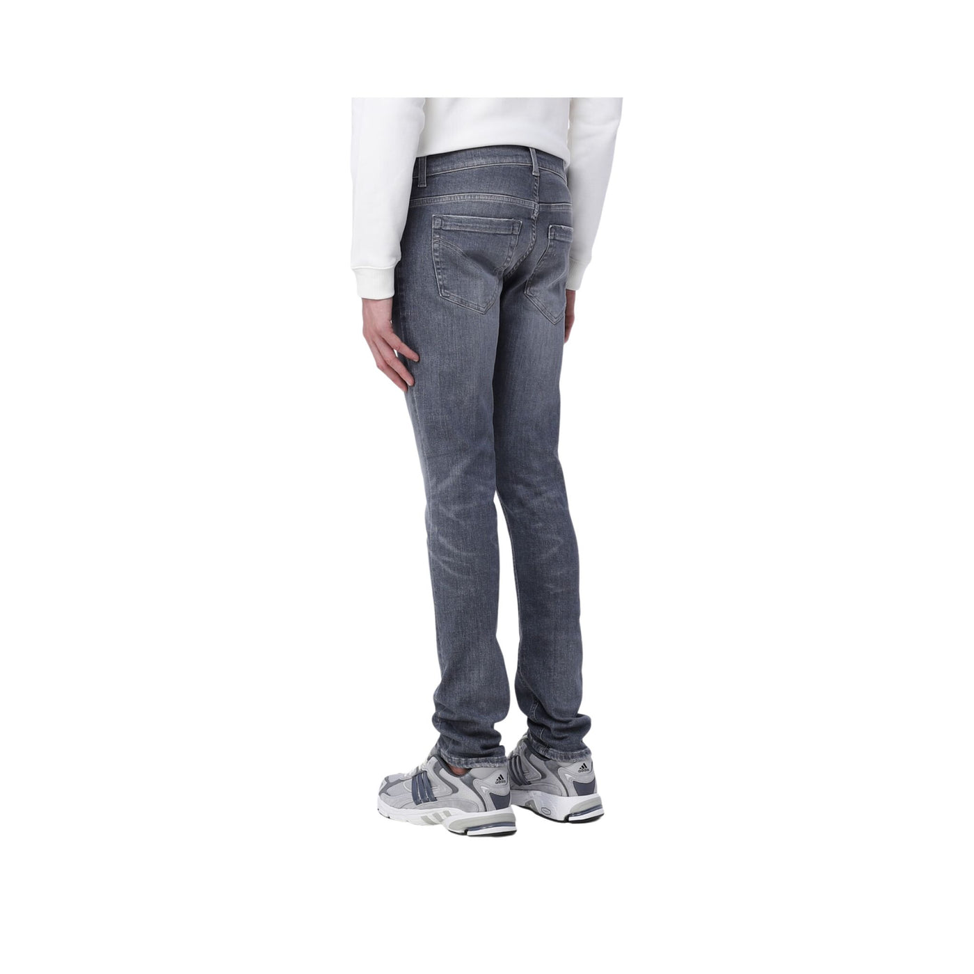 Men's low-waisted five-pocket jeans