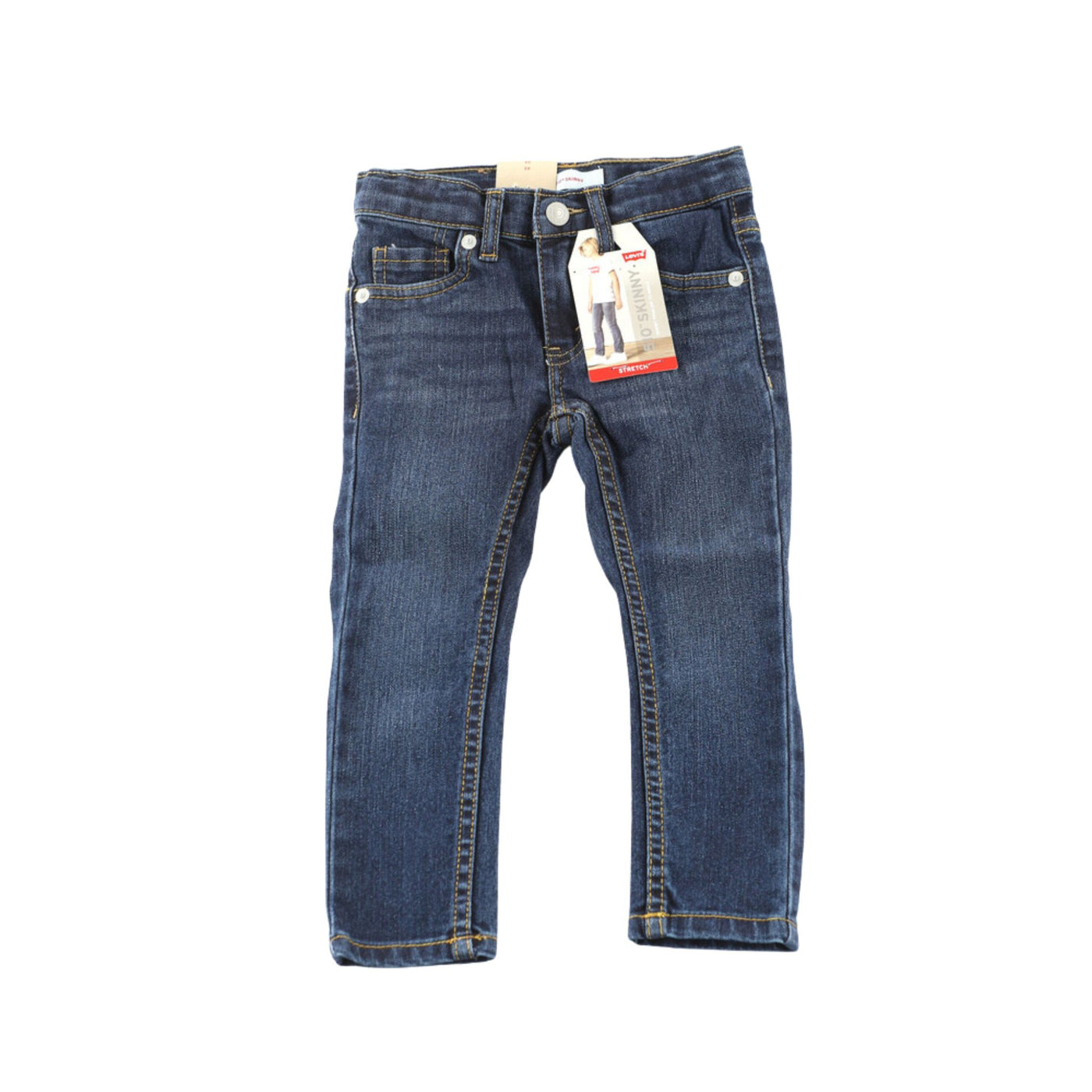 Jeans da bambino denim vista frontale