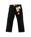 Jeans da bambino neri vista frontale
