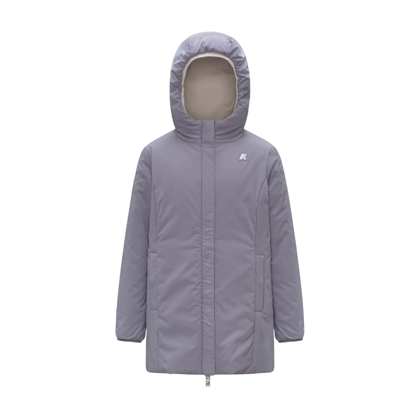 Giubbotto Bambina impermeabile double face lilla