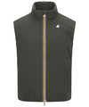 Gilet Uomo Valen Plain Warm Verde, in nylon con logo