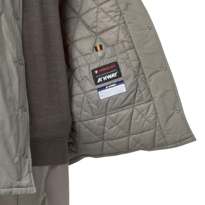 Giubbotto Uomo a camicia Umbert Verde dettaglio interno