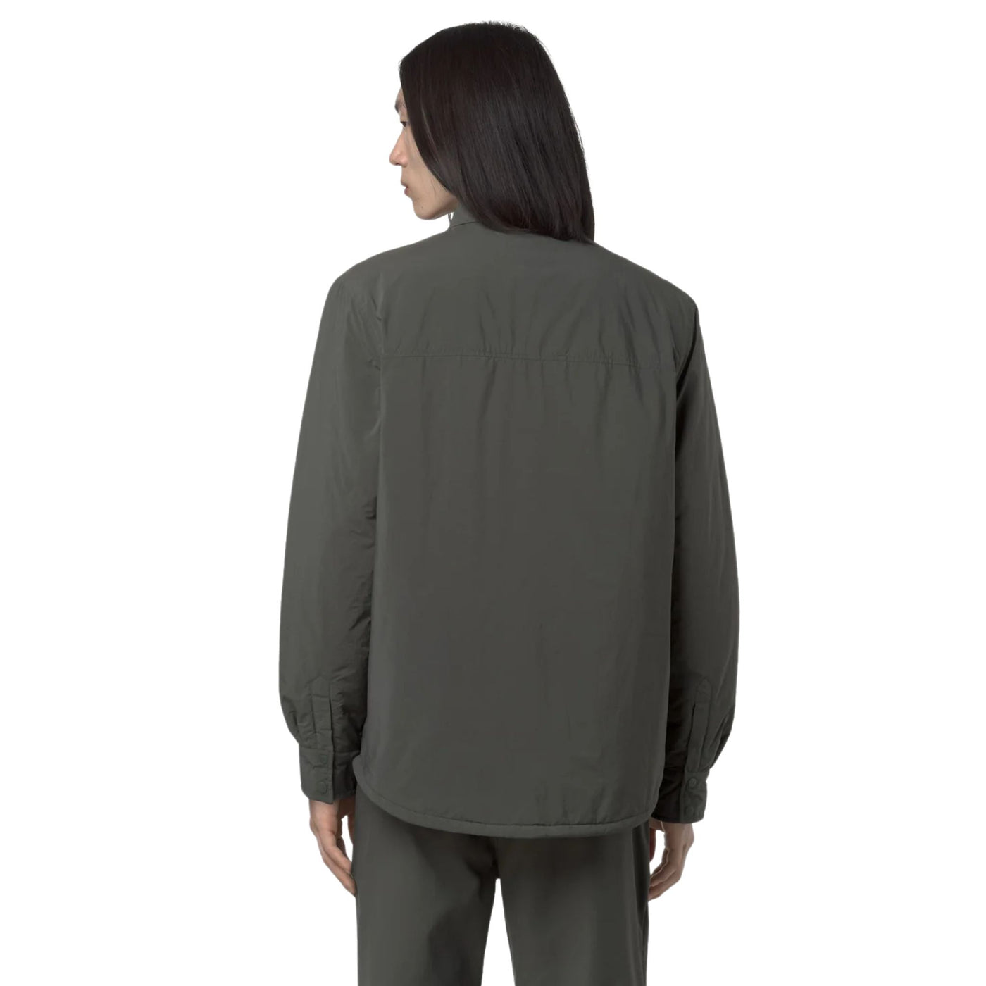 Giubbotto Uomo a camicia Umbert Verde scuro modello retro