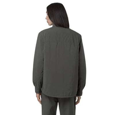 Giubbotto Uomo a camicia Umbert Verde scuro modello retro