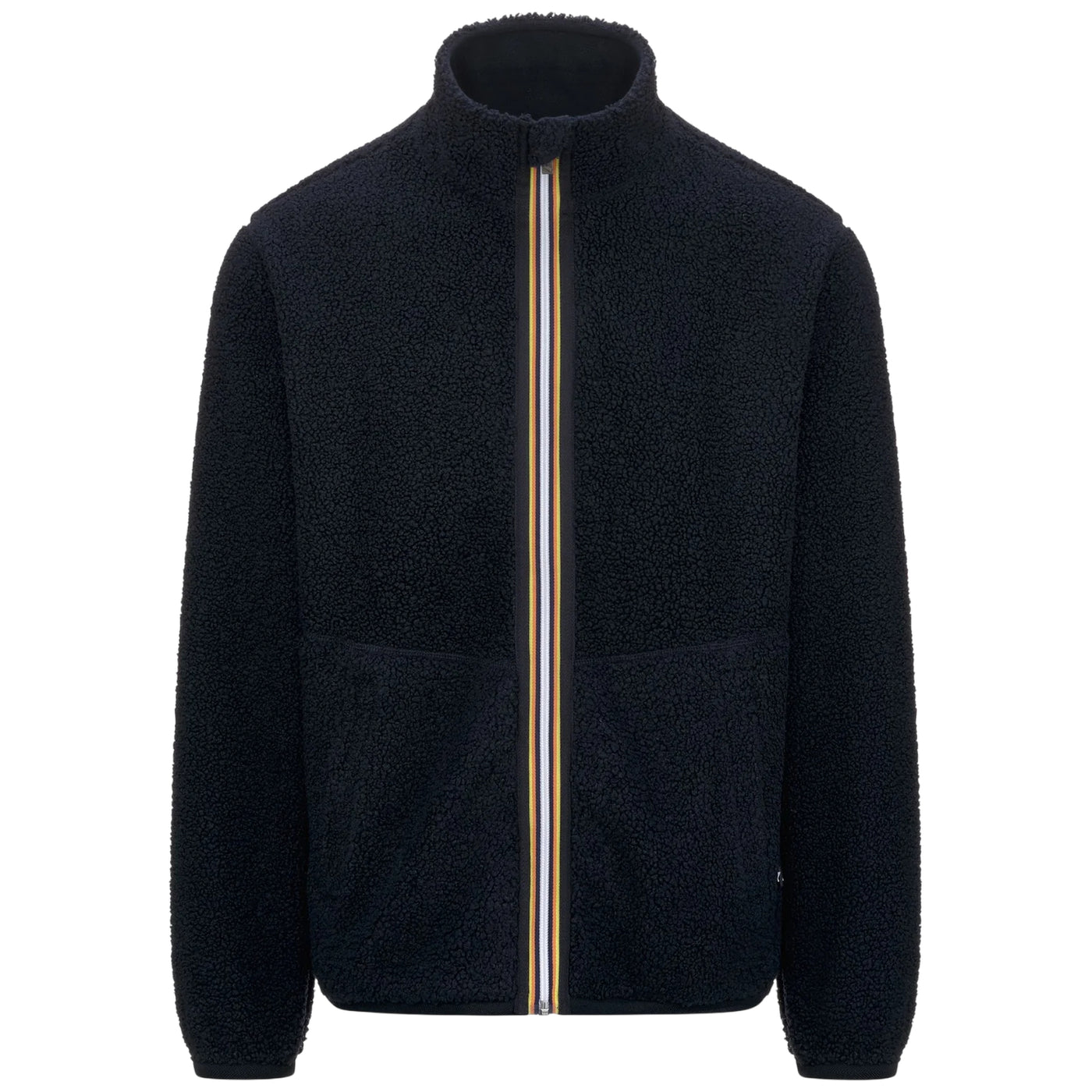 Giubbotto Uomo Reversibile effetto sherpa Blu