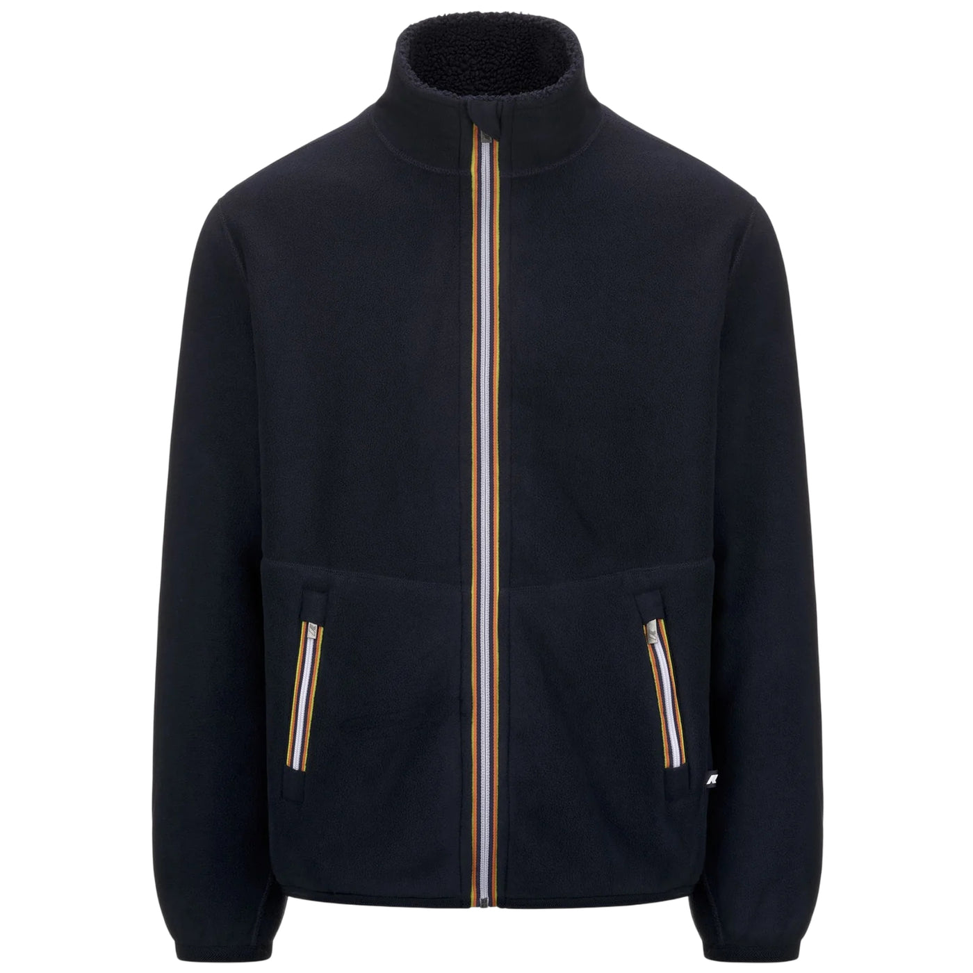 Giubbotto Uomo Reversibile effetto sherpa Blu