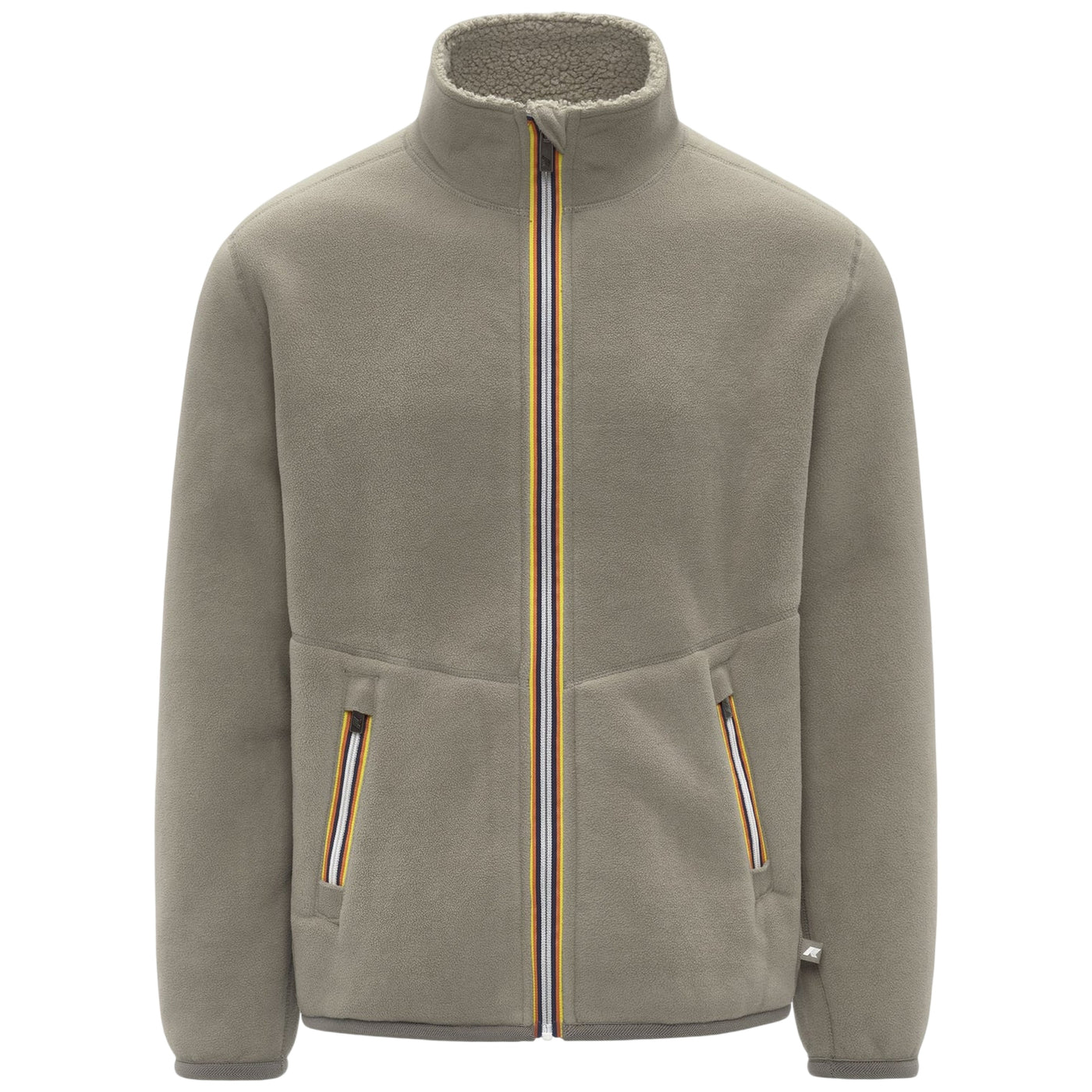 Giubbotto Uomo Reversibile effetto sherpa Verde