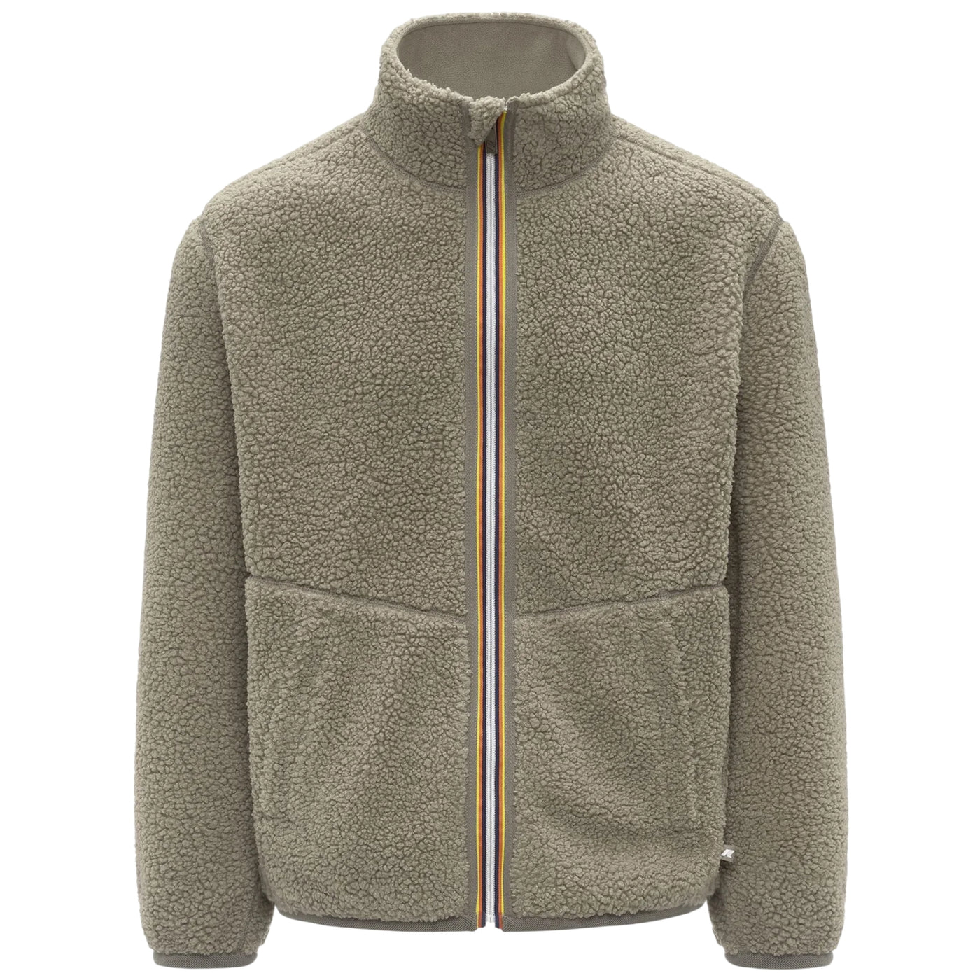 Giubbotto Uomo Reversibile effetto sherpa Verde