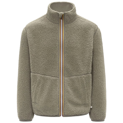 Giubbotto Uomo Reversibile effetto sherpa Verde