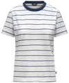 T-shirt Donna a righe all over bianco/blu