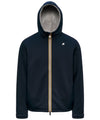 Felpa Uomo Blu/Grigia, Jack Light Spacer Fur, full zip