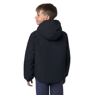 Giacca Bambino corta reversibile isolante Blu modello retro