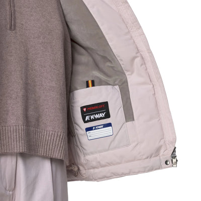 Giubbotto Donna Lil Soft Touch Marmotta Rosa dettaglio