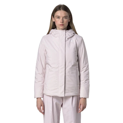 Giubbotto Donna Lil Soft Touch Marmotta Rosa modella frontale