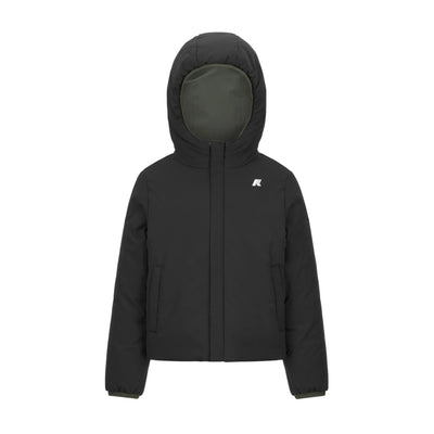 Giacca Bambino corta isolante reversibile nero