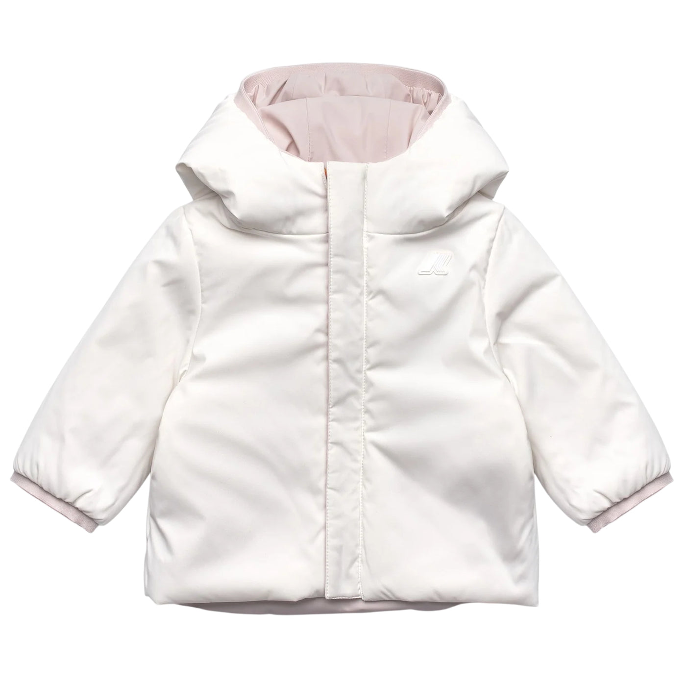 Giubbotto Neonato reversibile con imbottitura bianco