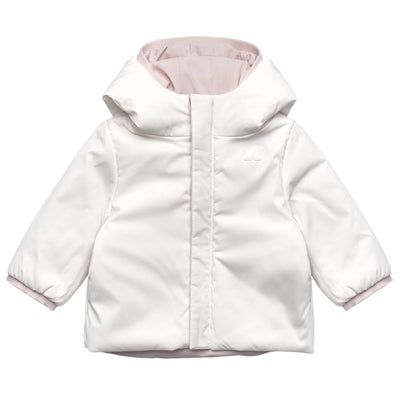 Giubbotto Neonato reversibile con imbottitura bianco