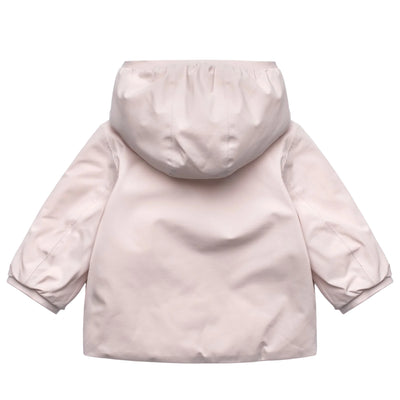 Giubbotto Neonato reversibile con imbottitura rosa retro