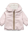 Giubbotto Neonato reversibile con imbottitura rosa