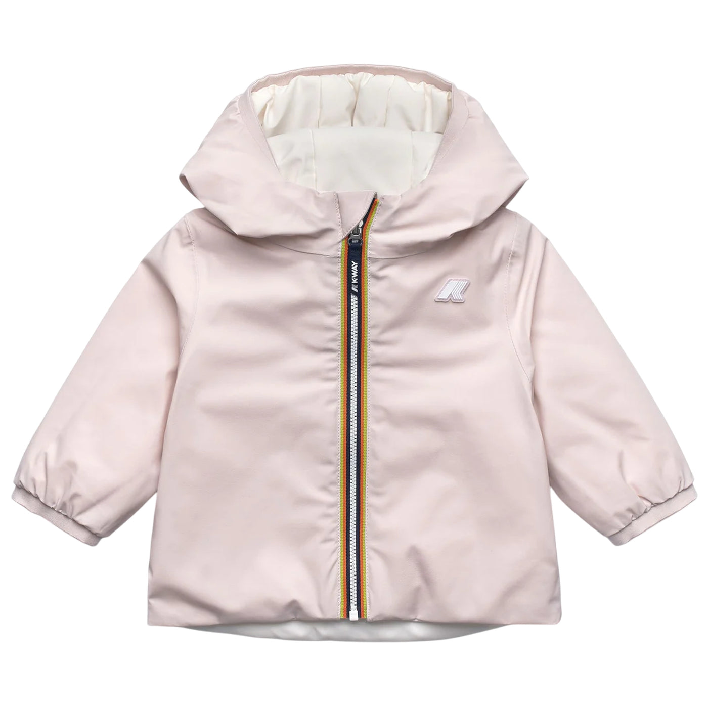 Giubbotto Neonato reversibile con imbottitura rosa