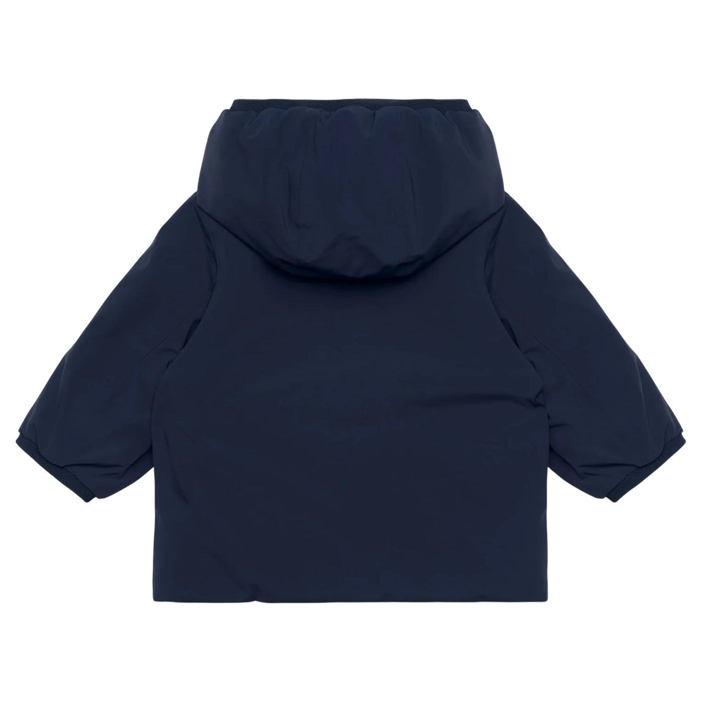 Giubbotto Neonato reversibile con imbottitura blu retro