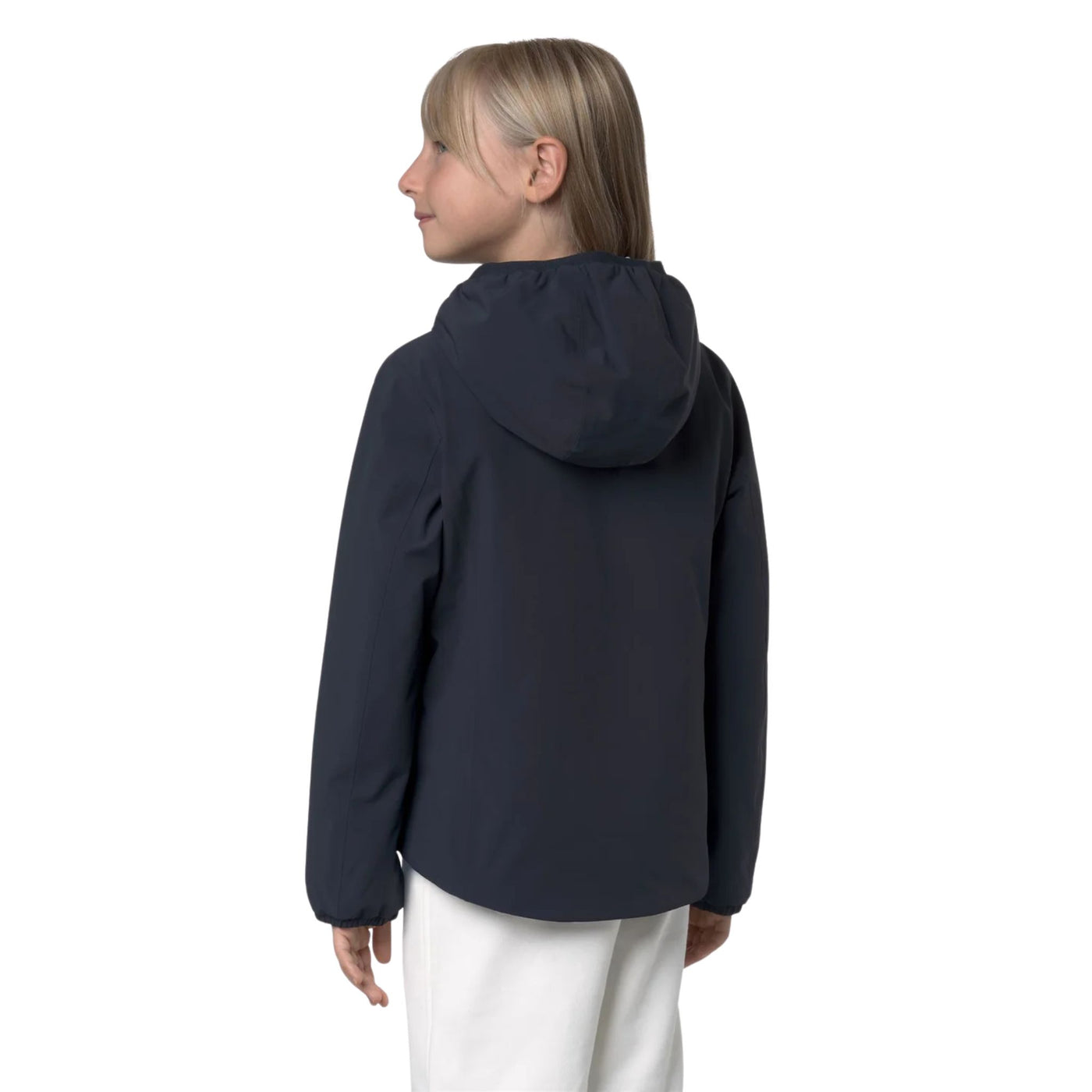 Giubbotto Bambina reversibile Lily Blu modella retro