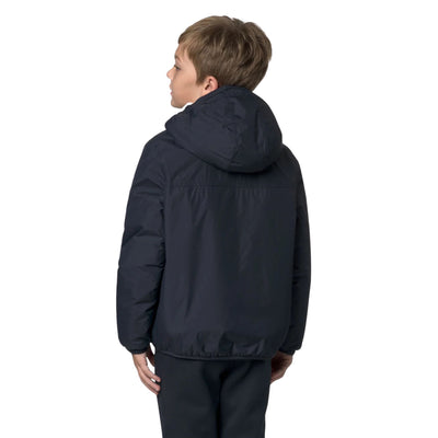 Giubbotto Junior impermeabile Claude Blu modello retro