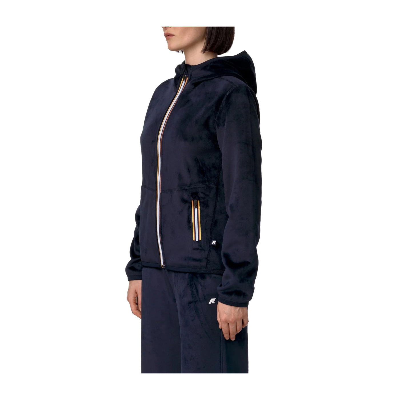 Giubbotto Donna Blu, modello Lily in sherpa, reversibile