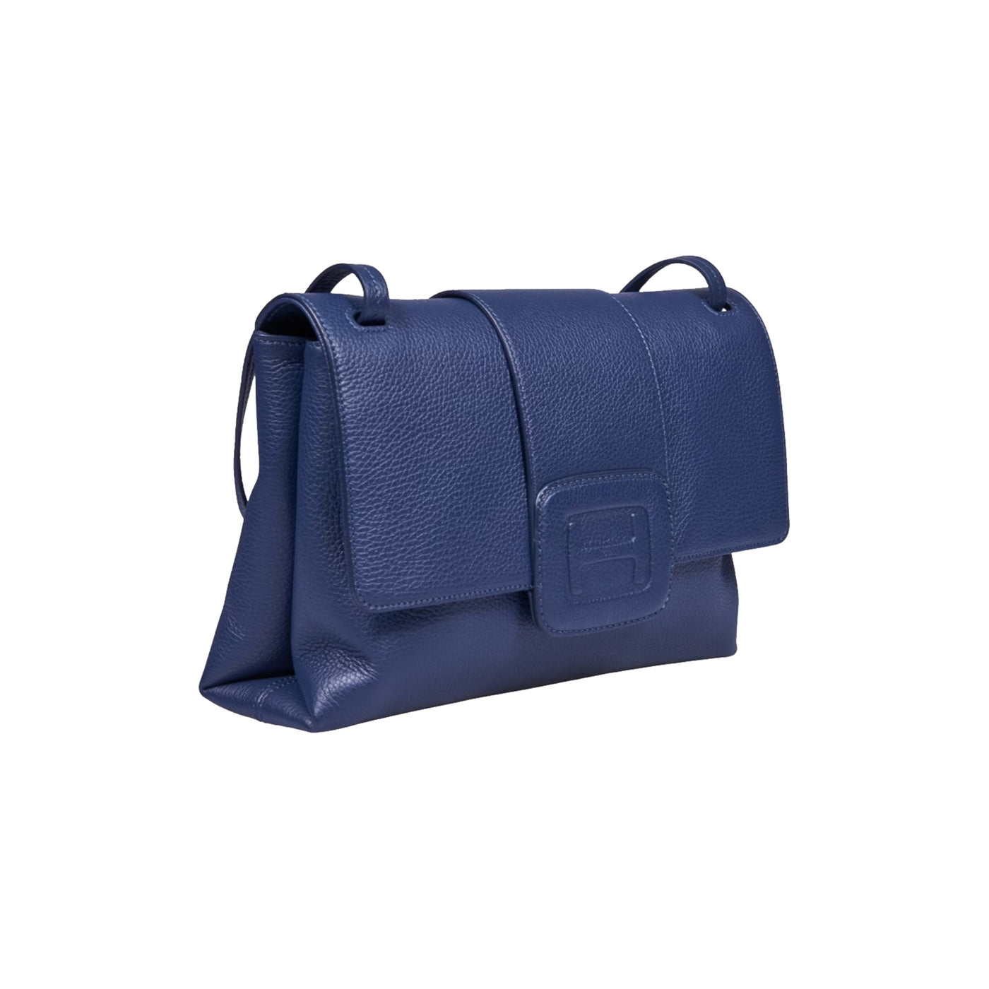 Borsa Donna H-Bag Blu con doppio manico a spalla 