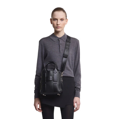 Borsa Donna modello Shopping Script Piccola su modella