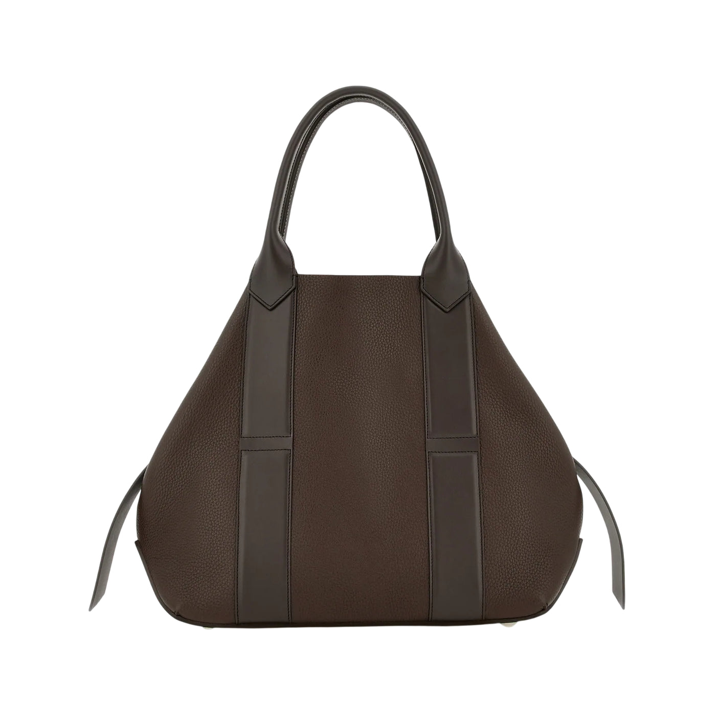 Borsa Shopping Donna Script Media Marrone retro