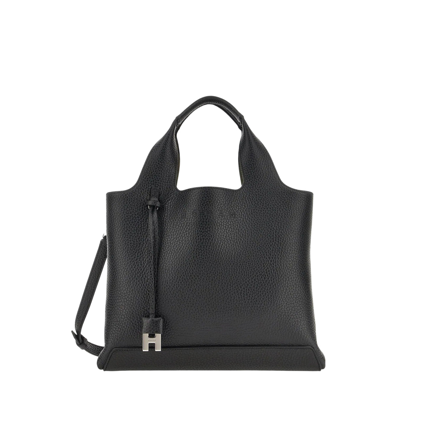 Borsa a mano Donna con charm H-Fob in metallo