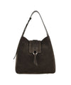 Borsa Donna Hobo, in pelle, con H in rilievo frontale
