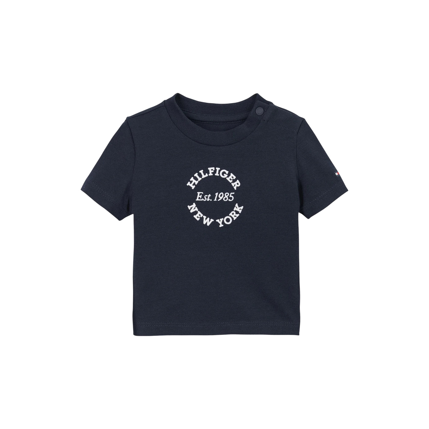 T-shirt Neonato in blu navy con logo