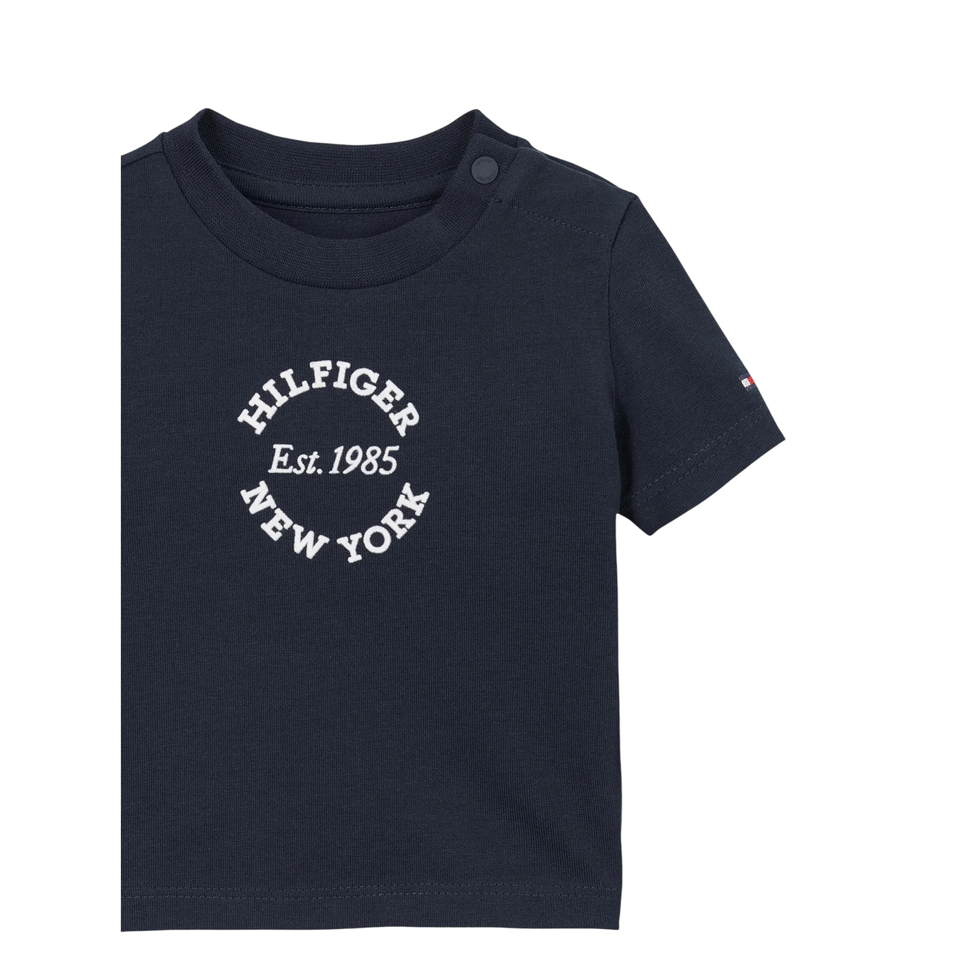 T-shirt Neonato in blu navy con logo 