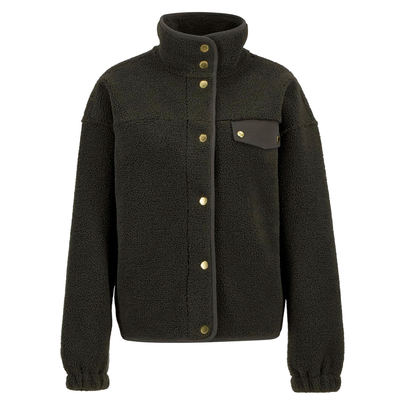 Giacca Donna Teddy modello Mabel Verde oliva