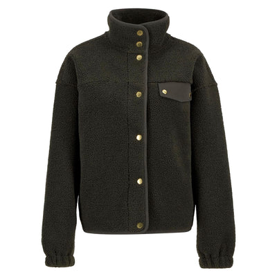 Giacca Donna Teddy modello Mabel Verde oliva