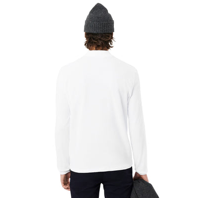 Polo Uomo Original a maniche lunghe Bianco modello retro