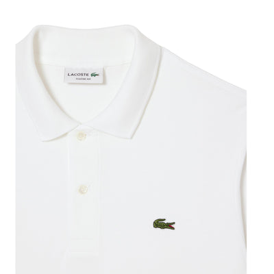Polo Uomo Original a maniche lunghe Bianco dettaglio