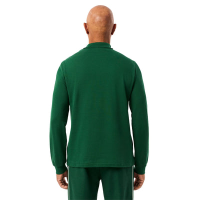 Polo Uomo Original a maniche lunghe Verde modello retro