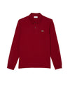 Polo Uomo Original a maniche lunghe Bordeaux