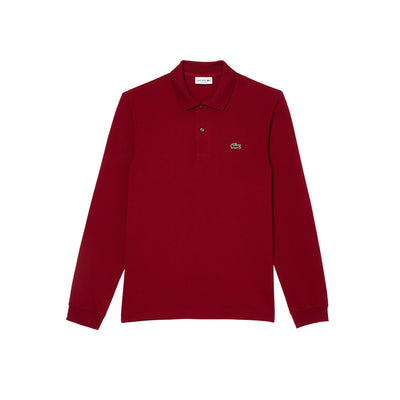 Polo Uomo Original a maniche lunghe Bordeaux