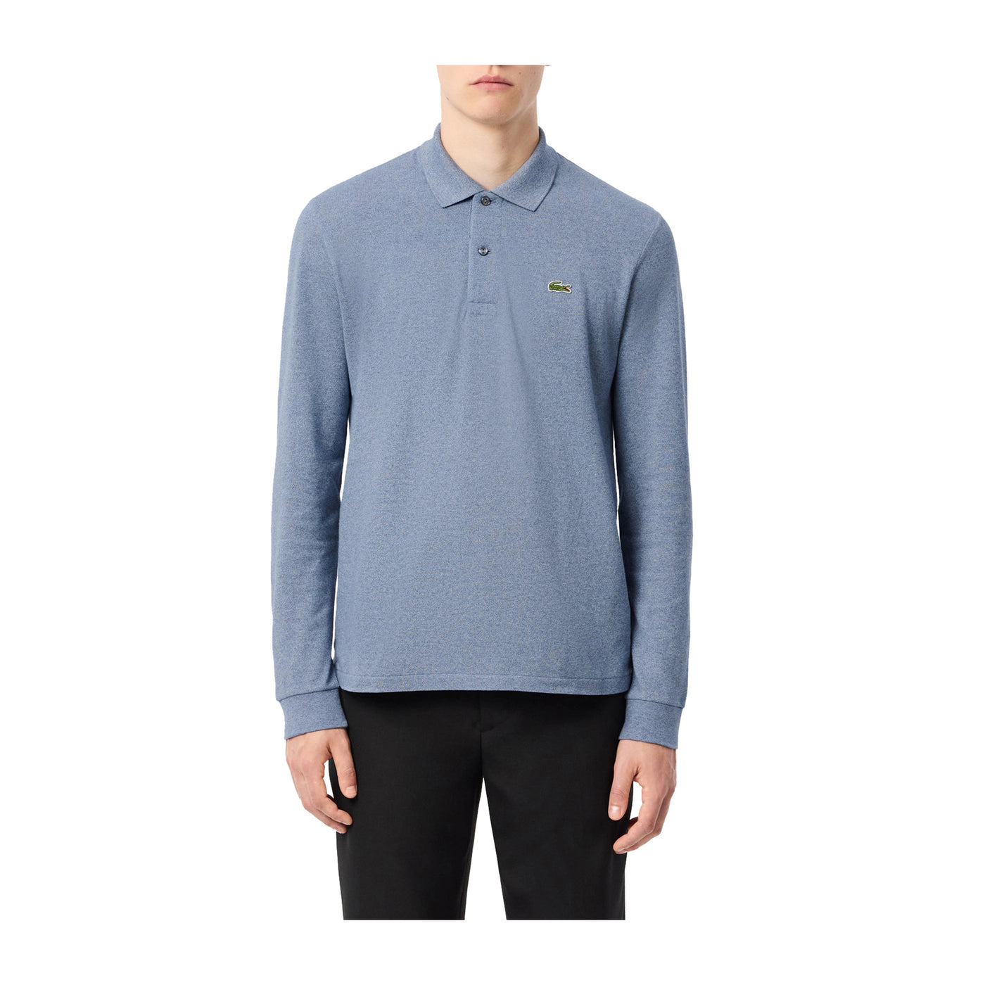 Polo Uomo Azzurra manica lunga Lacoste Old England